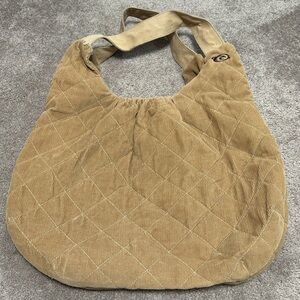 BROWN QUILT SURFER BAG